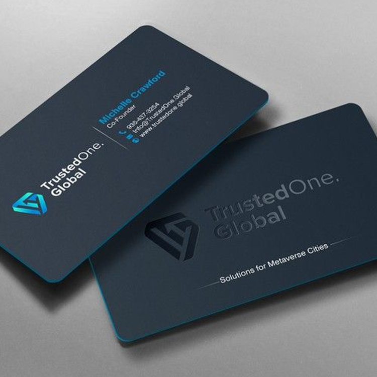 400GSM roundcut DRIFFOFF SPOT UV (SINGLE/FB)